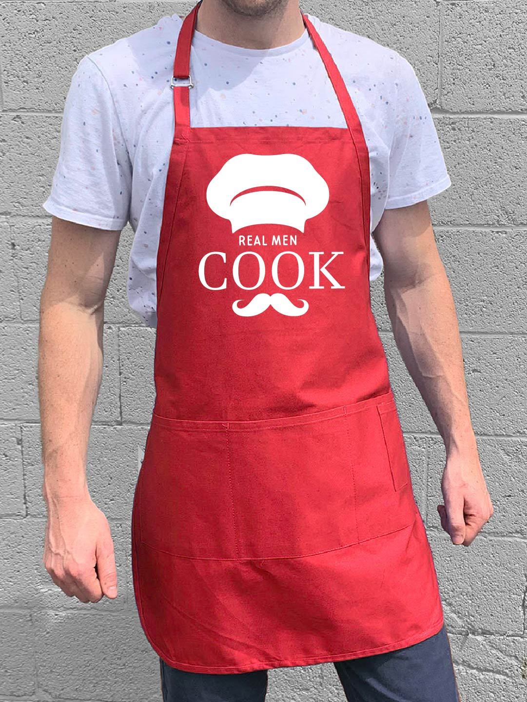 Real Men Cook Kitchen Towel